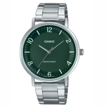 Casio General MTP-VT03D-3B Stainless Steel Band Men Watch